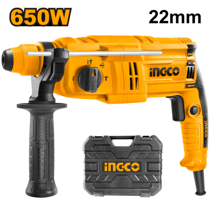 INGCO DRILL ROTARY HAMMER 650W BMC