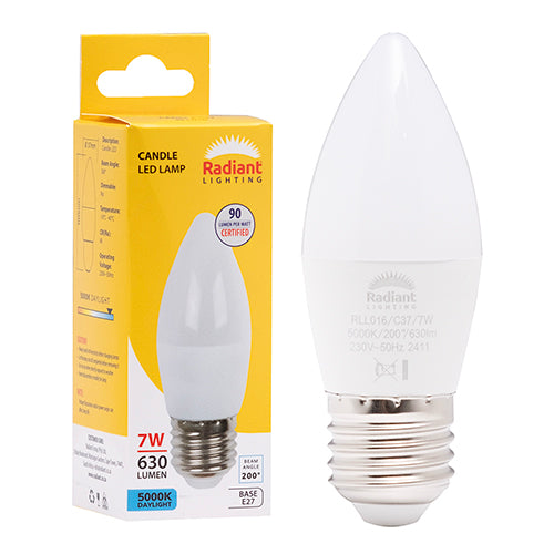 Candle Frosted 7w LED E27 5000K N