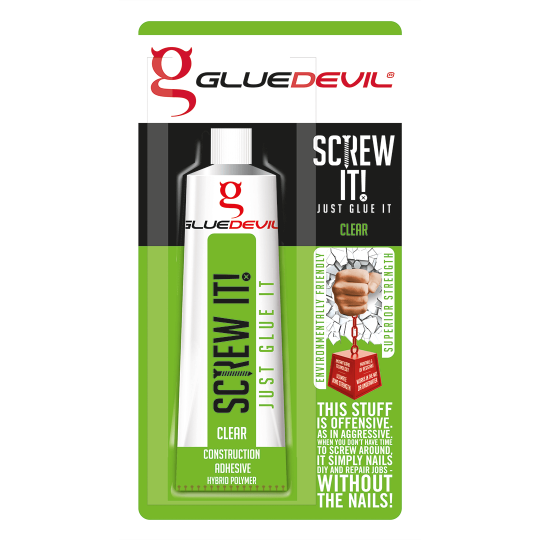 GLUEDEVIL SCREW IT! JUST GLUE IT CLEAR 90ML