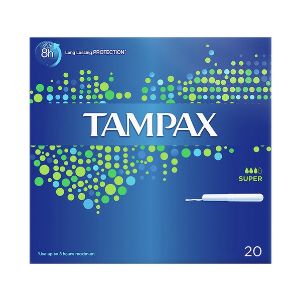 Tampax Super Tampons with Applicators (20 Pack)