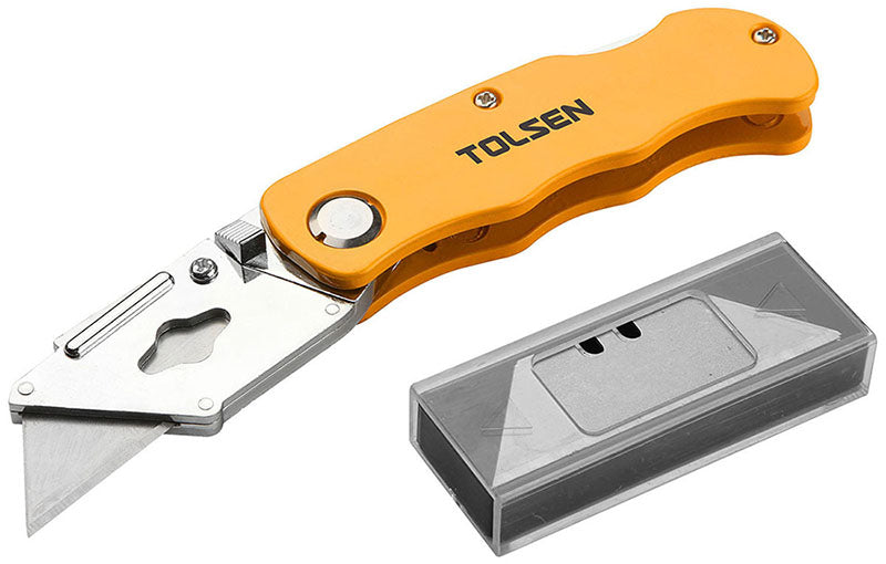 Knife Folding Utility Lock Back 5 Blade TOLSEN