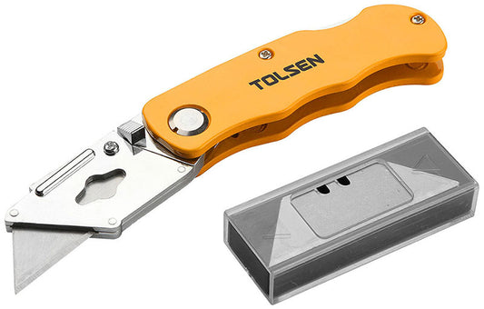 Knife Folding Utility Lock Back 5 Blade TOLSEN