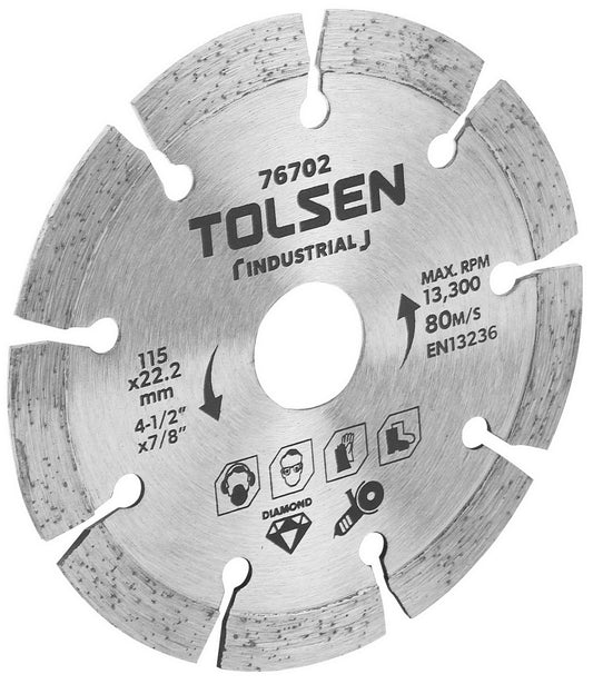 Diamond Blade 230mm Seg Indust. TOLSEN