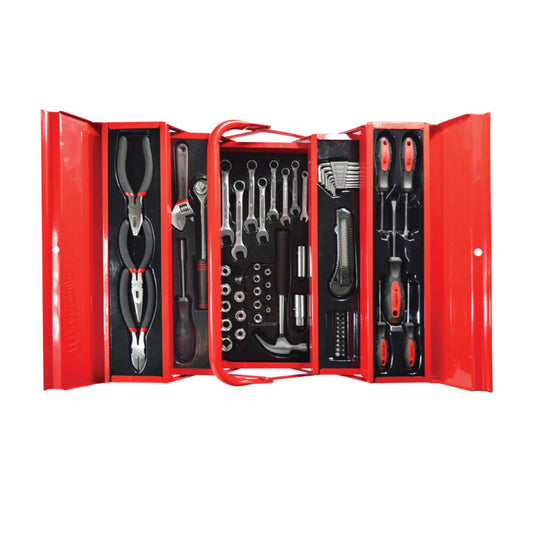 TOOLBOX KIT 70PCE 1/4”&1/2” DR