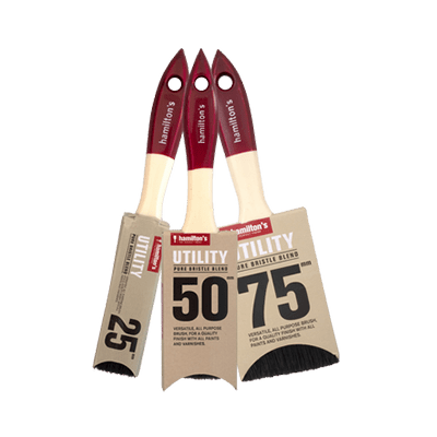 Hamiltons Brush — Utility Brush Set 25/50/75mm