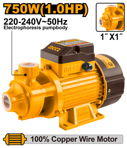 INGCO PUMP 750W MAX FLOW 50L/MIN