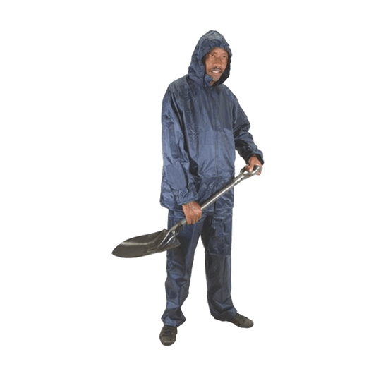RAINSUIT MSAFE NAVY R/RIZED M 2PC+HOOD
