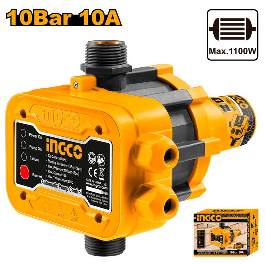 INGCO PUMP CONTROL PRES SWITCH 10BAR