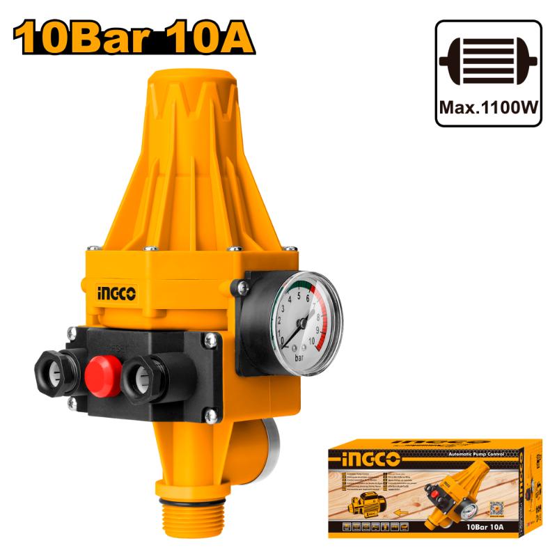 INGCO PUMP CONTROL PRES GUAGE 10BAR