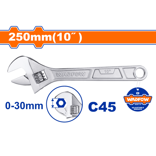 WRENCH ADJ 250MM