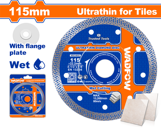 WADFOW DISC DIAMOND U/THIN WET 115MM