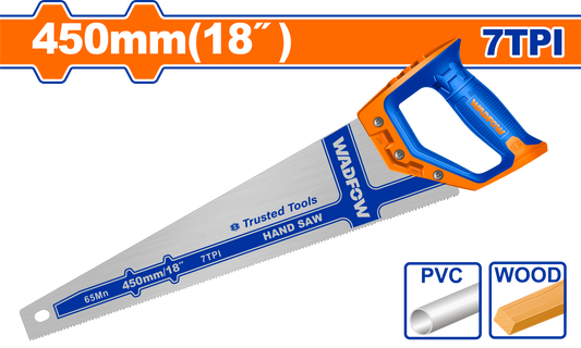 SAW HAND 7TPI 450MM