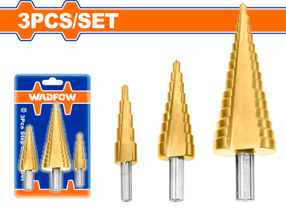 WADFOW D/BIT STEP SET 3PCS