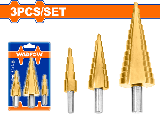 WADFOW D/BIT STEP SET 3PCS