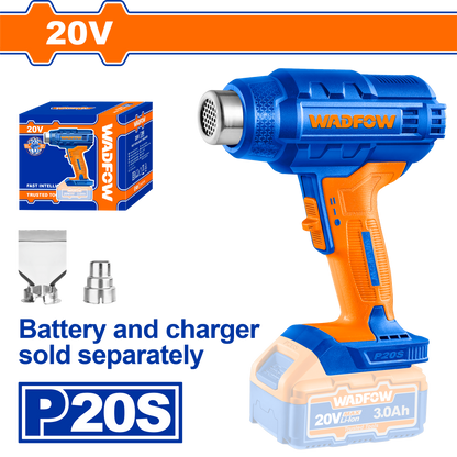 WADFOW 20V PS+ C/L HEAT GUN + ACC