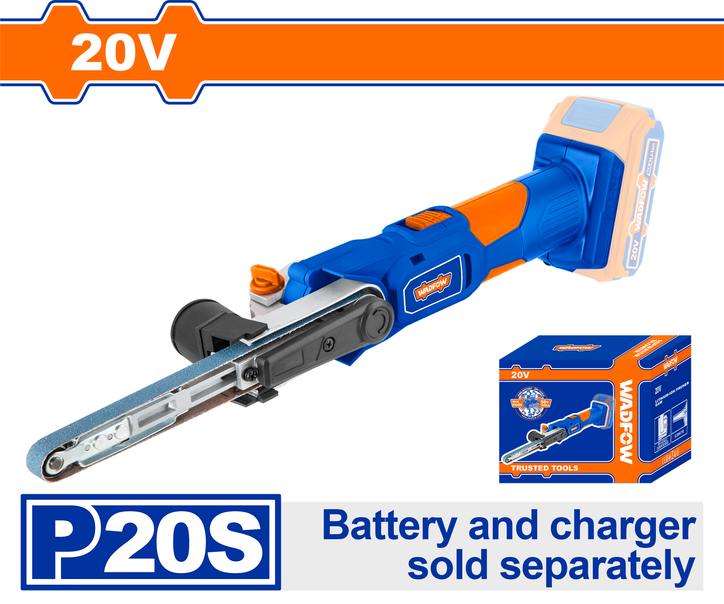 WADOW 20V PS+ C/L BELT SANDER MINI