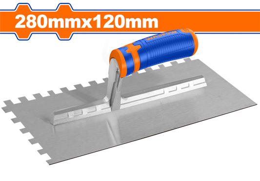 TROWEL PLASTER TEETH 10X10MM CB 280X120MM