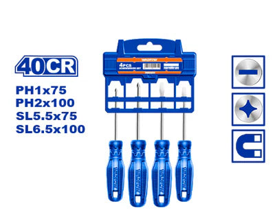 WADFOW SCREWDRIVER SET MAG 40CR 4PCS