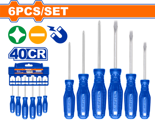 S/DRIVER SET MAG 40CR 6PCS