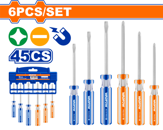S/DRIVER SET MAG 45CS 6PCS