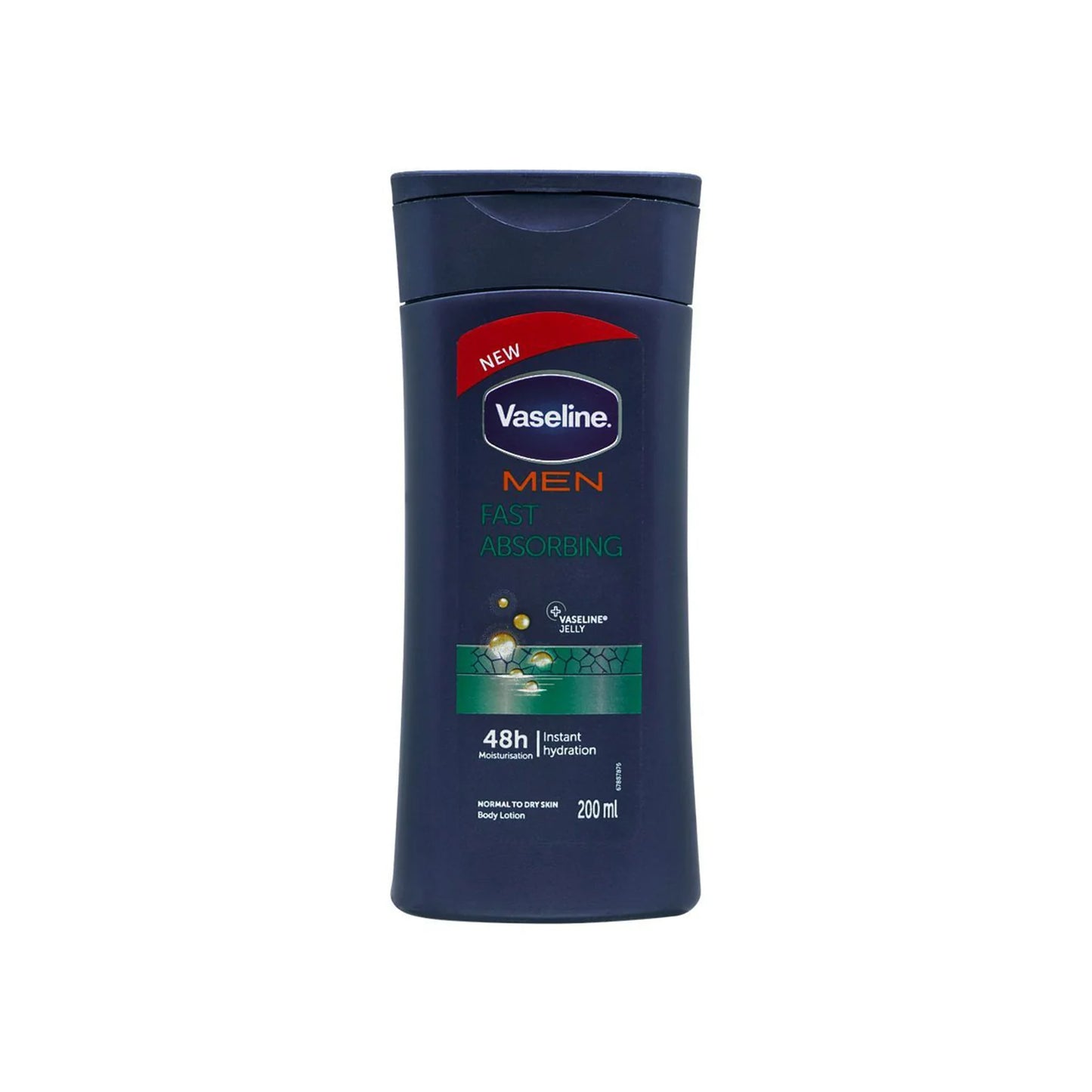Vaseline - Men Fast Absorbing 48H Moisturization Body Lotion for Normal to Dry Skin - 200ml