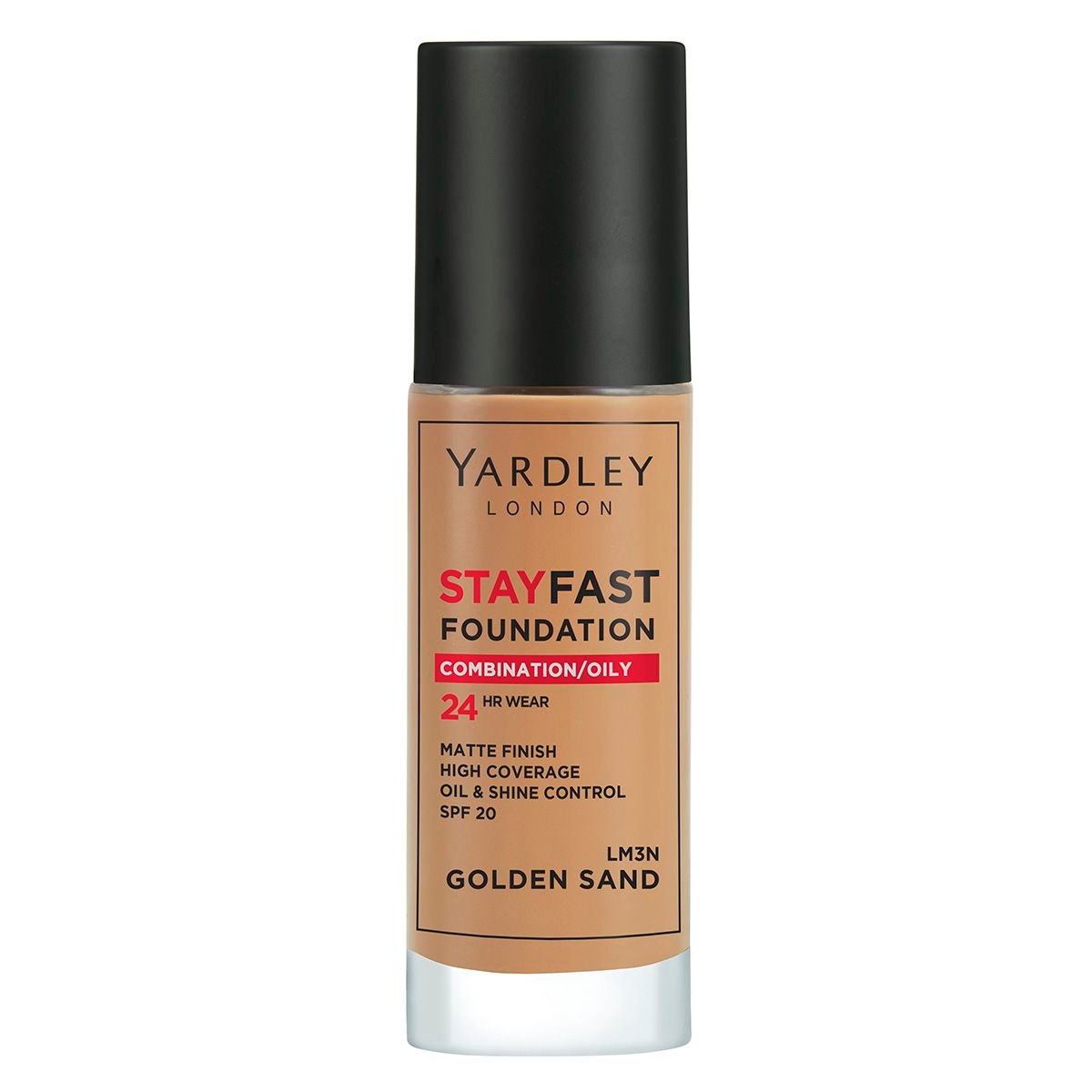 Yardley Stayfast Foundation 30ml - LM3M Golden Sand