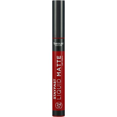 Yardley Stayfast Liquid Matte Lip Vinyl - Engine Red