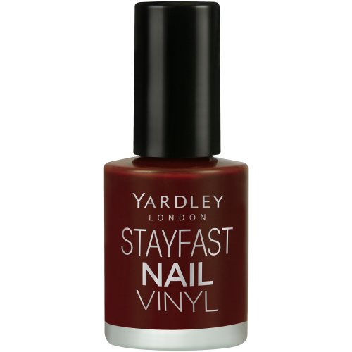 Yardley Stayfast Nail Vinyl 10ml - Cranberry