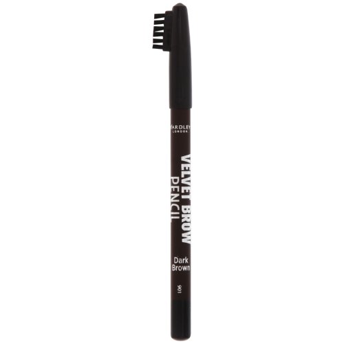 Yardley Velvet Brow Pencil & Brush - Dark Brown