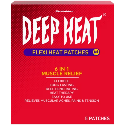 Deep Heat Flexi Heat Patches 5 Pack