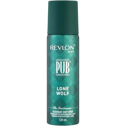 Revlon Man Pub Lone Wolf Deodorant Body Spray 120ml