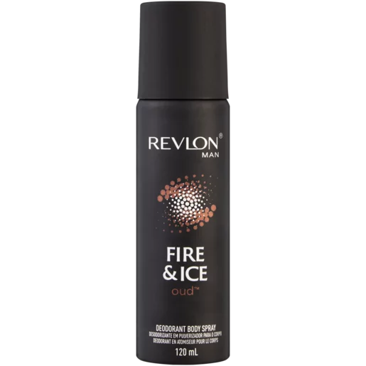 Revlon Man Fire & Ice Oud Deodorant Body Spray 120ml