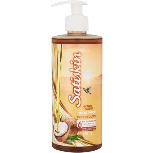 Satiskin Cocoa Butter Hand Wash 475ml