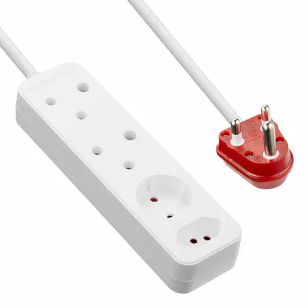 Switched High Surge Protection Multiplug 4 Way 0,5M