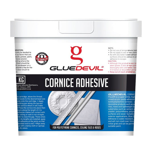 Gluedevil Cornice Adhesive Bucket 1KG