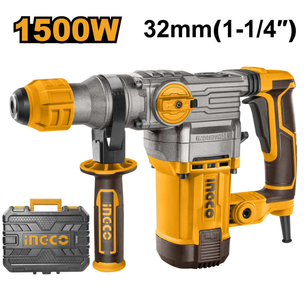 INGCO DRILL ROTARY HAMMER 1500W BMC
