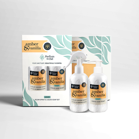 Parfum du Ciel - Gift Set Amber & Vanilla R/S LS