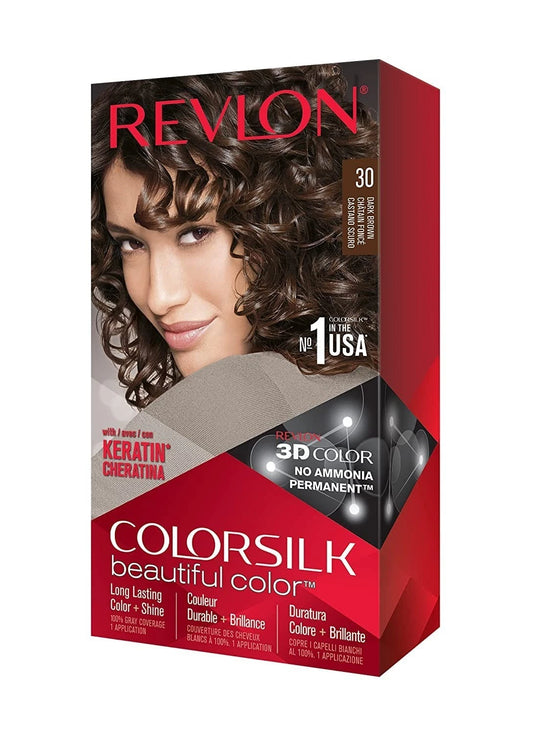 Revlon ColorSilk Beautiful Color #30 Dark Brown Hair Color