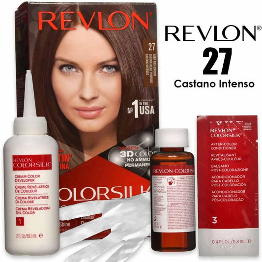 Revlon Colorsilk Deep Rich Brown Intense Hair Coloring Cream 27-