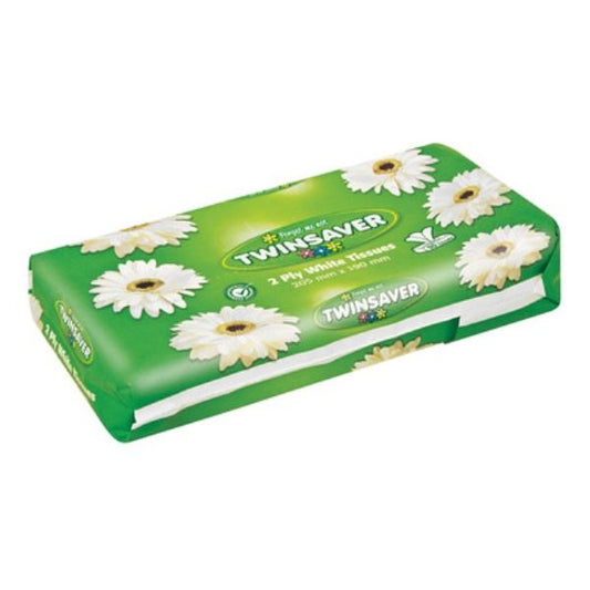 Twinsaver Facial Tissues - 90 Soft Pack