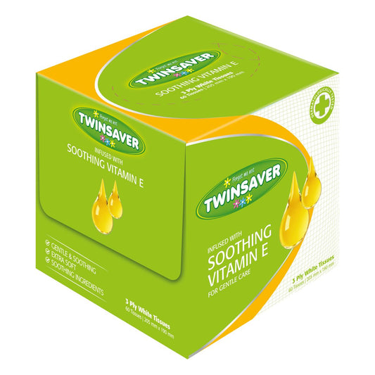 Twinsaver 3- Ply Facial Tissues Vitamin E