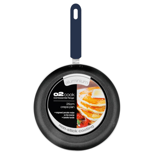 O2 Cook Non-Stick 24cm Crepe Pan