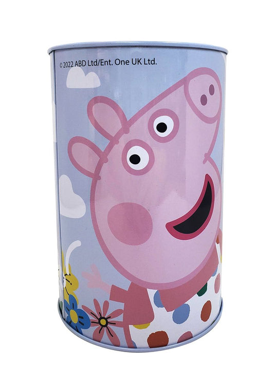 Peppa Pig Tin Coin Bank