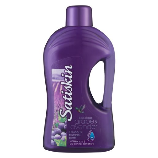 Satiskin Grape & Lavender Bubble Bath 2L