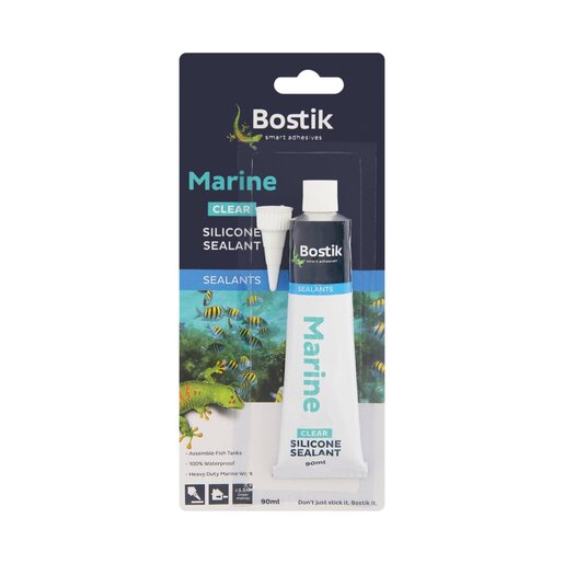 Bostik Marine Clear Silicone Sealant 90ml