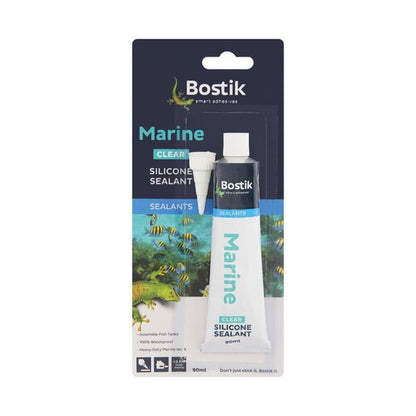 Bostik Marine Clear Silicone Sealant 90ml