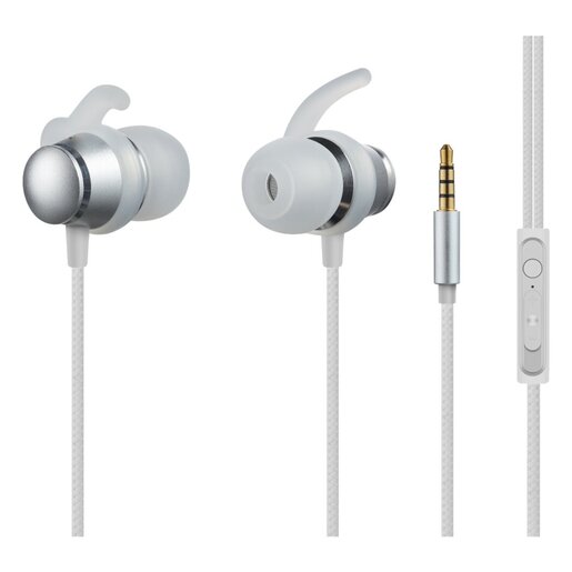 Volkano Titanium Aux Earphone Silver