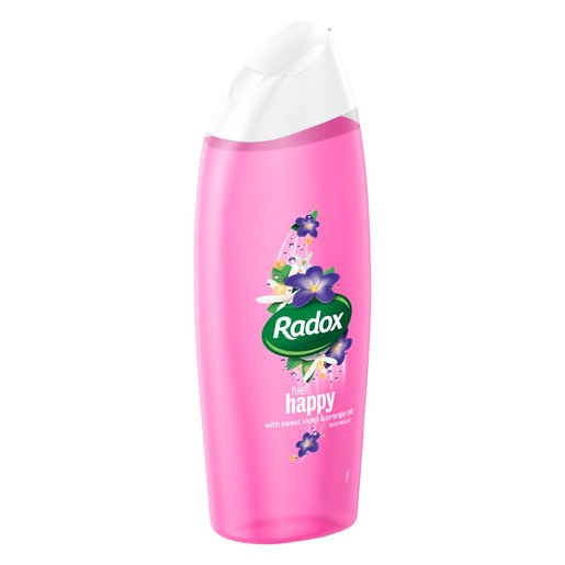 Radox Feel Happy Sweet Violet & Orange Body Wash 400ml