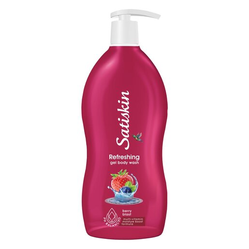 Satiskin Blissful Berry Body Wash 1L