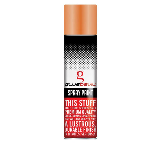 Glue Devil Spray Paint Fluorescent Orange 300 ml